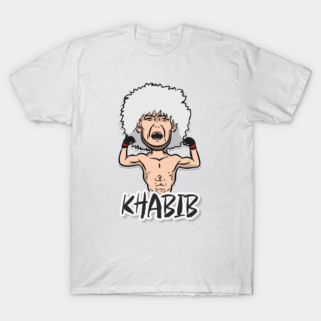 Khabib Nurmagomedov MMA mixed martial art T-Shirt by Sport Siberia